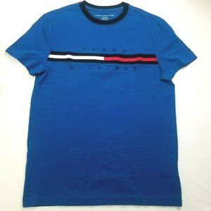 Tommy Hilfiger Men's Tino T-Shirt Colorblock‎ Logo Flag Size XS